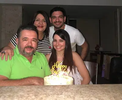 Foto de Jose Manuel Freitas, Iris e hijos.