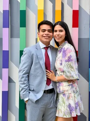 Foto de Alberto rosales y Constanza Caruzo