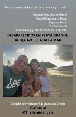 Foto de Stephan Fraute, Maryeli Magallanes, Stephania Fraute y Stephano Fraute