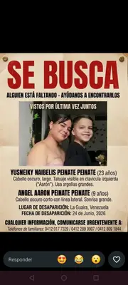 Foto de Yusneikis Péinate y Aarón Péinate