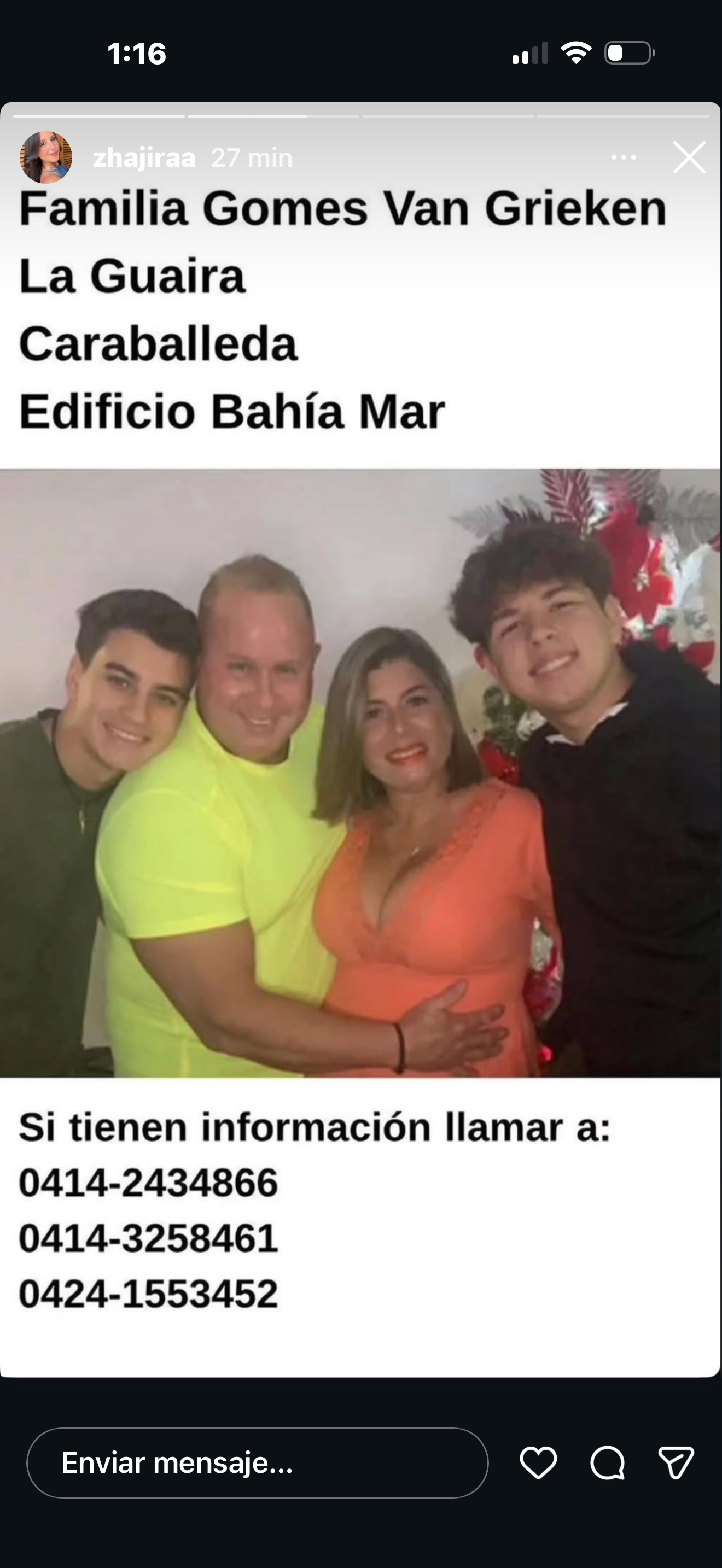 Foto de Tony y familia Gomes