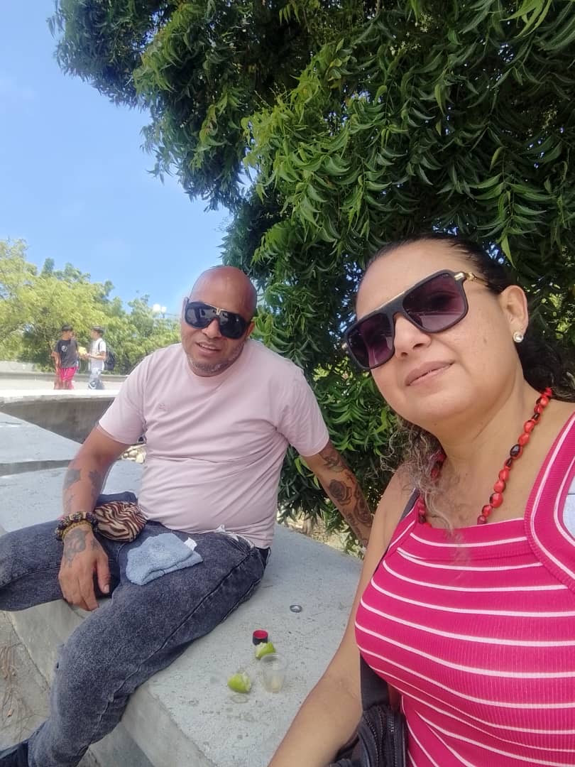 Foto de Gabriela Bohada y Jefferson Perez …